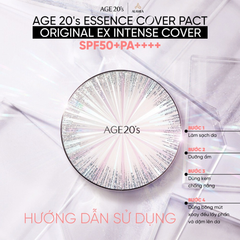 Phấn Tươi AGE20's Essence Cover Pact Original EX Intense Cover 12.5g