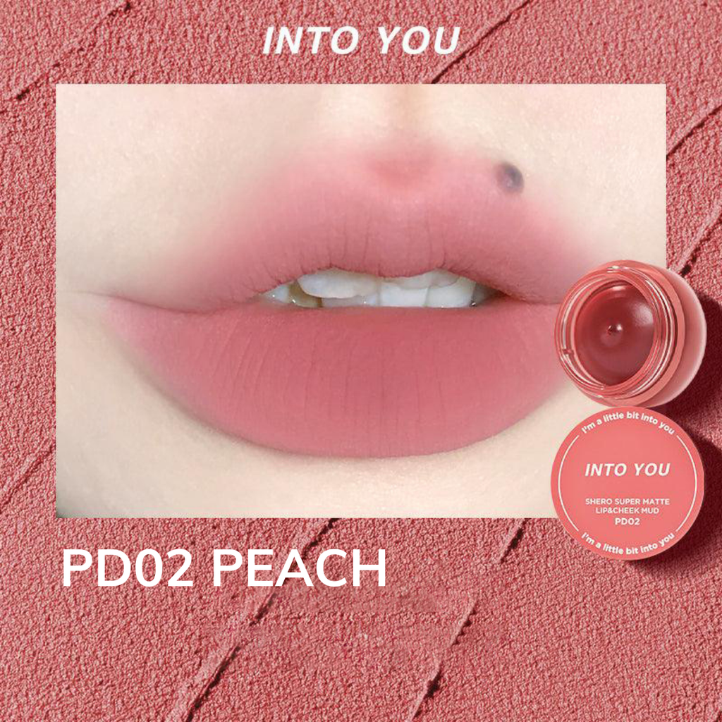 Son Môi Và Má Hồng Into You Shero Super Matte Lip & Cheek Mud 5g