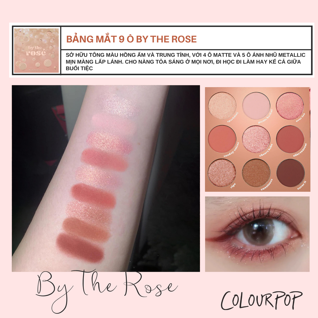 Bảng Phấn Mắt Colourpop Pressed Powder Palette 9 Màu