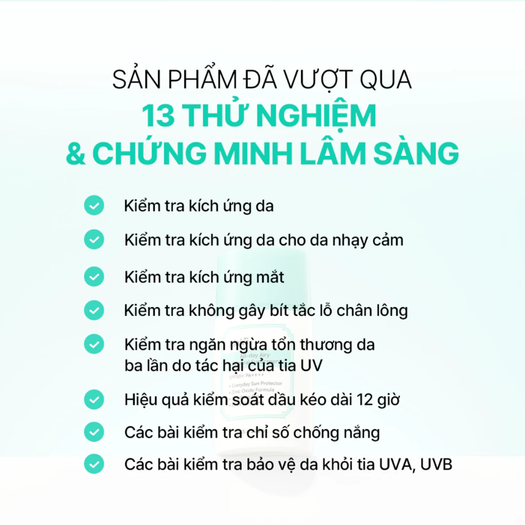Kem Chống Nắng Nâng Tông Da Klairs All-day Airy Mineral Sunscreen SPF50+ PA++++ 60g