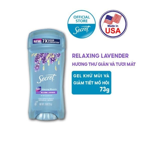 Gel Khử Mùi Ngăn Tiết Mồ Hồi Secret 48HR Clear Gel Anti-Perspirant 73g