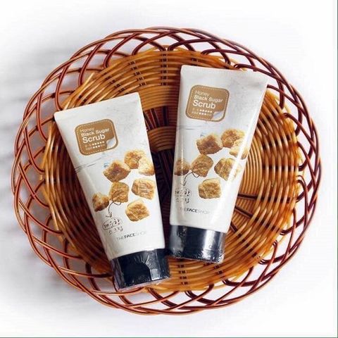 Tẩy Tế Bào Chết Mặt The Face Shop Smart Peeling Honey Black Sugar Scrub 120g