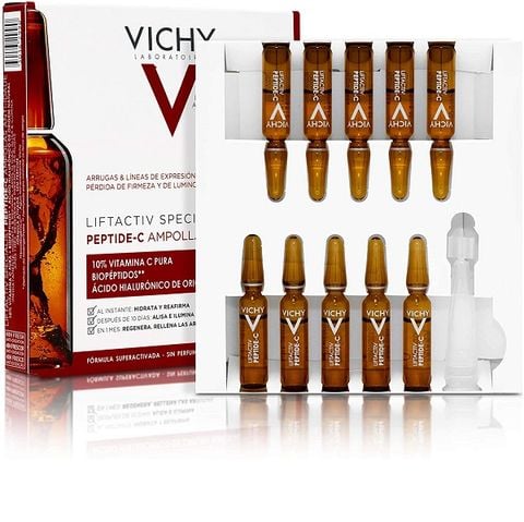 Dưỡng Chất Vichy Peptide-C Cô Đặc Ngừa Nếp Nhăn 1.8mlx10 Liftactiv Specialist Peptide-C Anti-Ageing