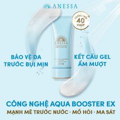 Gel Chống Nắng Anessa Da Nhạy Cảm Moisture UV Sunscreen Mild Gel For Senstive SPF35 PA+++ 90G