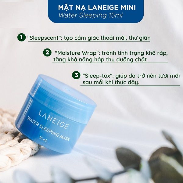 Mặt Nạ Ngủ Laneige Cung Cấp Nước Water Sleeping Mask 15ml