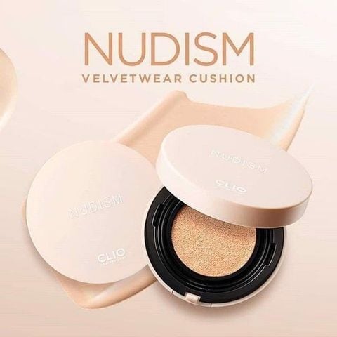 Phấn Nước Clio Nudism Velvetwear Cushion SPF 50+ PA+++