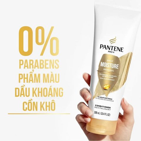 Dầu Xả Phục Hồi Độ Ẩm Pantene Pro-V Daily Moisture Renewal Conditioner 308ml