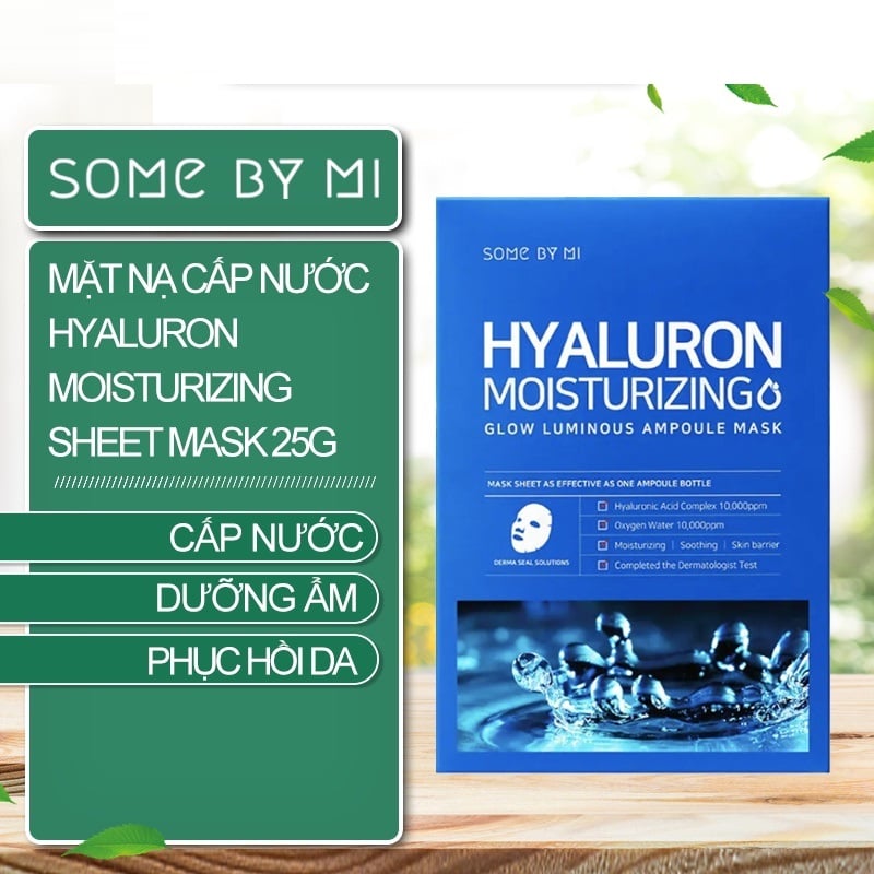 Mặt Nạ Dưỡng Ẩm Da Some By Mi Hyaluron Moisturizing Sheet Mask 25g