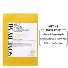 Mặt Nạ Dưỡng Trắng Sáng Da Some By Mi Yuja Niacin Serum Mask 25g