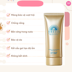 Gel Chống Nắng Dưỡng Ẩm Anessa Perfect UV Sunscreen Skincare Gel SPF50+/PA++++ 90g
