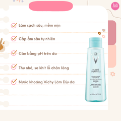 Nước Cân Bằng Cấp Ẩm Dành Cho Da Nhạy Cảm Vichy Pureté Thermale Perfecting Toner Sensitive Skin 200ml