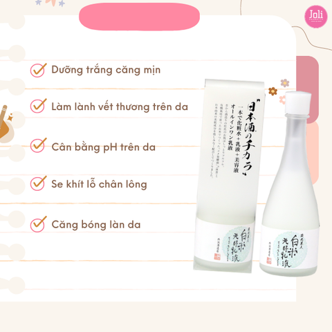 Nước Cân Bằng Dưỡng Da Kuramoto Bijin Sake Lotion 120ml