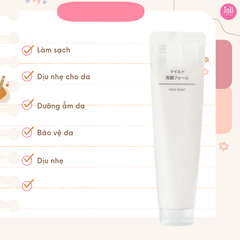 Sữa Rửa Mặt Tạo Bọt Dịu Nhẹ Muji Face Soap 100g