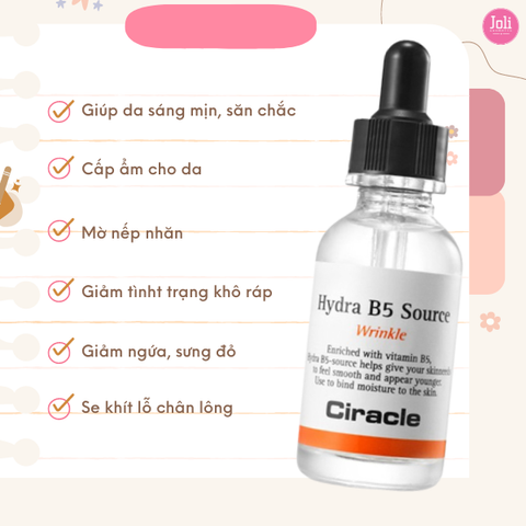 Tinh Chất Dưỡng Da Hydra B5 Source Wrinkle Ciracle 30ml