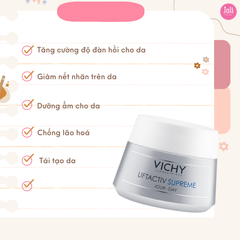 Kem Dưỡng Ngăn Ngừa Lão Hóa Da Ban Ngày Vichy Liftactiv Supreme Day Cream