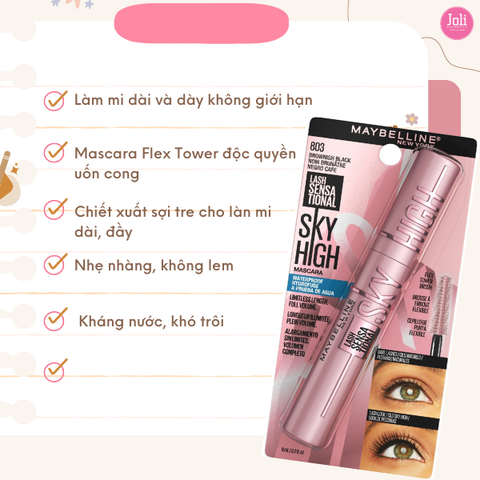 Mascara Chuốt Mi Maybelline Sky High Lash Sensational 5ml