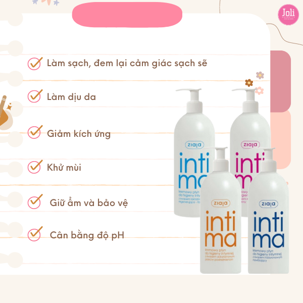 Dung Dịch Vệ Sinh Phụ Nữ Ziaja Intima 500ml