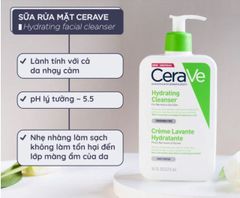 Sữa Rửa Mặt Cerave Foaming Facial Cleanser For Normal To Dry Skin 236ml