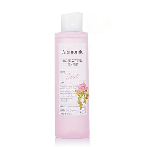 Nước Hoa Hồng Dưỡng Ẩm Cho Mọi Loại Da Mamonde Rose Water Toner 250ml