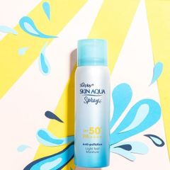 Xịt Chống Nắng Sunplay Skin Aqua Kháng Bụi Mịn Anti Pollution Spray SPF50+ PA++++ 50g