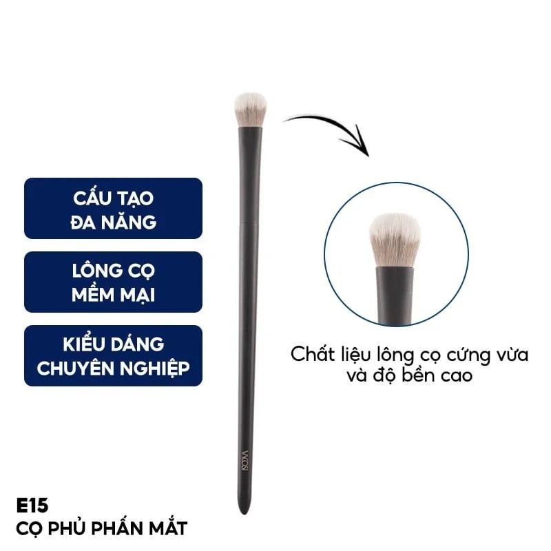 Cọ Phủ Phấn Mắt Vacosi E15 Fluff Shadow Brush