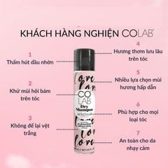 Dầu Gội Khô Colab Dry Shampoo Fragrance 200ml