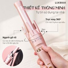 Máy Uốn Tóc Tự Xoay 360 Độ Ion Âm, Không Gây Khô Xơ Tóc Halio Auto Rotating Hair Curler