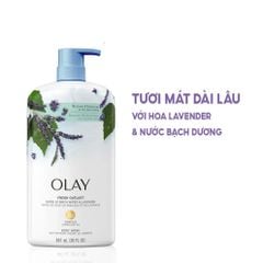 Sữa Tắm Olay Fresh Outlast Purifying Birch Water & Lavender Body Wash 975ml