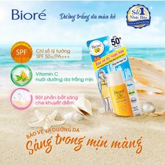 Sữa Chống Nắng Bioré Sáng Da Ngọc Trai 25ml UV Perfect Protect Milk White SPF50/PA+++