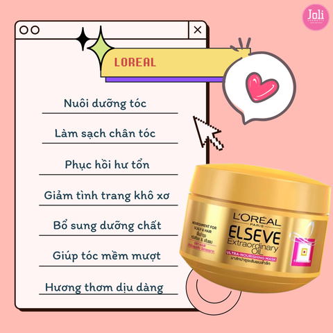 Kem Ủ Tóc Tinh Dầu Hoa Tự Nhiên Loreal Elseve Extraodinary Oil Nourish Mask 200ml