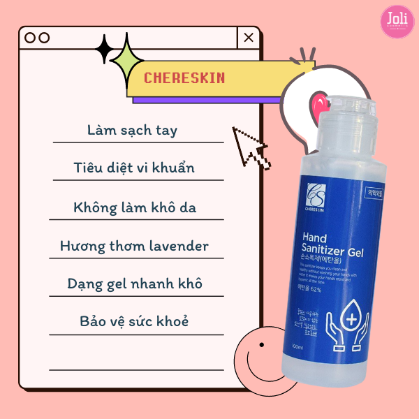 Gel Rửa Tay Khô Giúp Kháng Khuẩn Chereskin Hand Sanitizer Gel