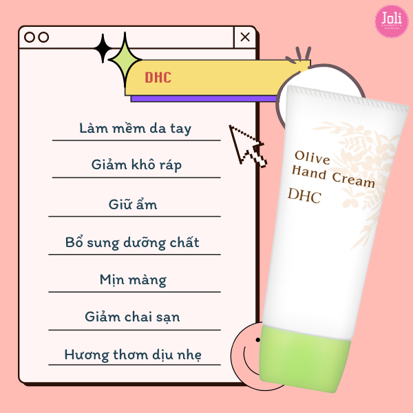 Kem Dưỡng Da Tay DHC Olive Hand Cream 55g