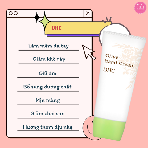 Kem Dưỡng Da Tay DHC Olive Hand Cream 55g