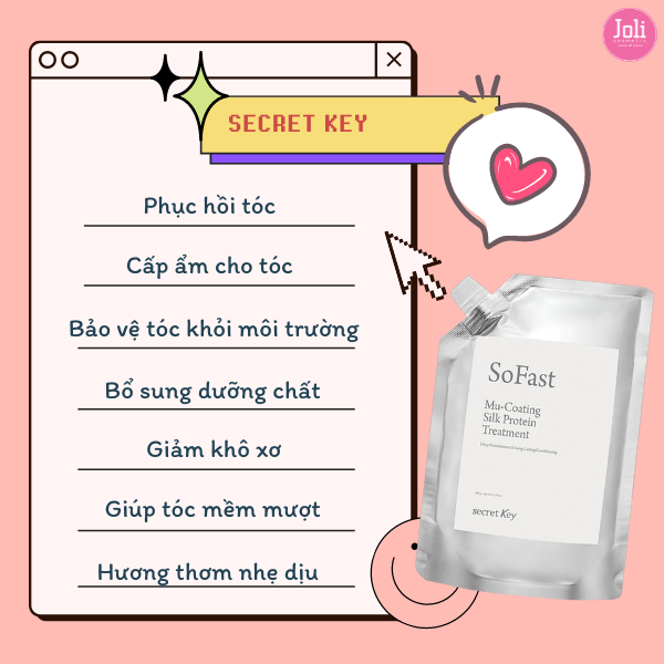 Kem Ủ Phục Hồi Tóc Secret Key So Fast Mu-Coating Silk Protein Treatment 480g