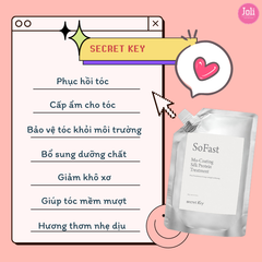 Kem Ủ Phục Hồi Tóc Secret Key So Fast Mu-Coating Silk Protein Treatment 480g