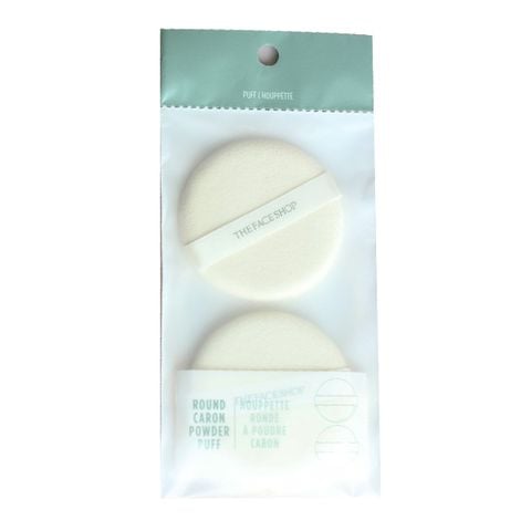 Bông Phấn Dạng Tròn The Face Shop 2 Miếng