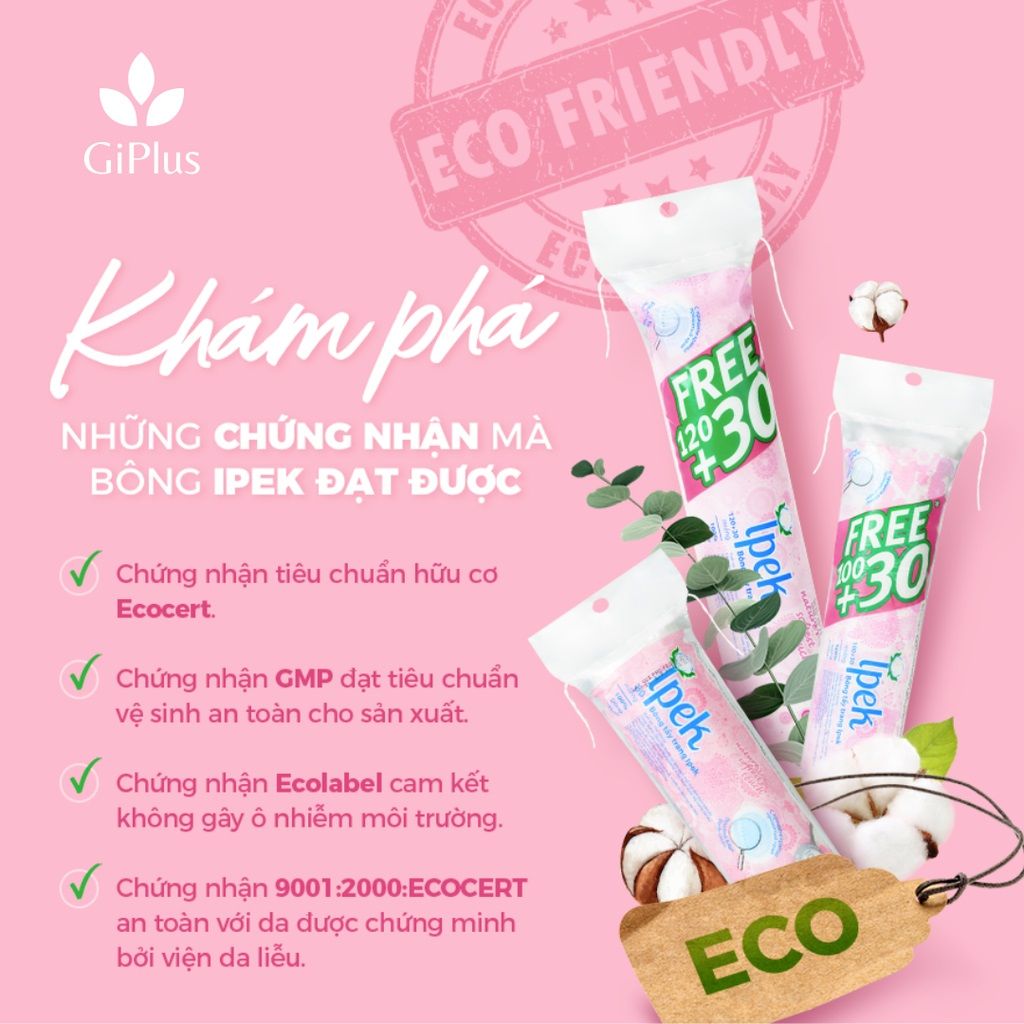 Bông Tẩy Trang Ipek Cotton Pads