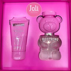 Set Nước Hoa Nữ Moschino Toy 2 Bubble Gum Perfumed Body Lotion EDT 30ml