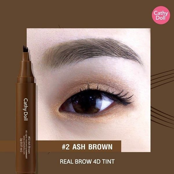 Bút Kẻ Chân Mày Dạng Sợi Cathy Doll Real Brow 4D Tint