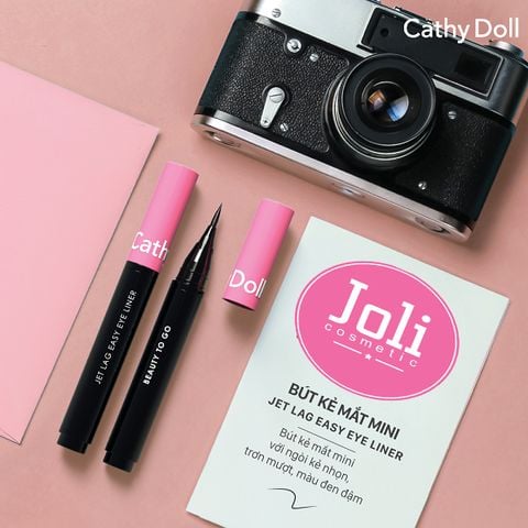 Bút Kẻ Mắt Mini Cathy Doll Beauty To Go Jet Lag Easy Eye Liner 0.4ml