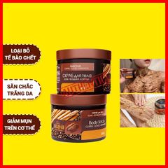 Tẩy Tế Bào Chết Body Quế Hồi & Cà Phê Bilena Cosm Beauty Body Scrub Coffee Cloves Cinnamon 380g