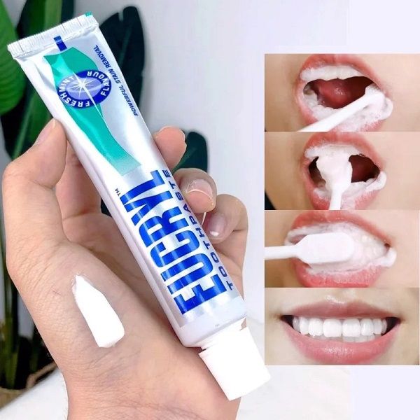 Kem Đánh Răng Làm Trắng Răng Eucryl Tooth Paste Freshmint 62g