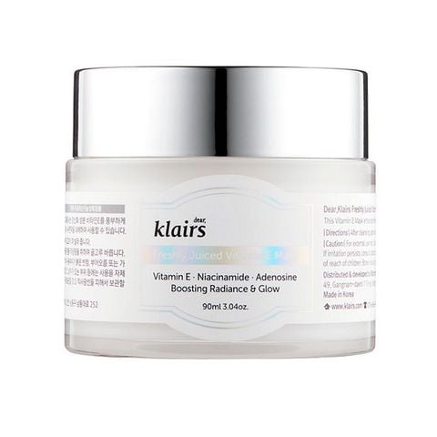 Mặt Nạ Ngủ Dưỡng Ẩm Chống Lão Hóa Klairs Freshly Juiced Vitamin E Mask