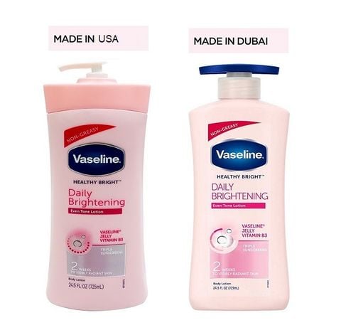 Sữa Dưỡng Thể Vaseline Dưỡng Da Trắng Hồng Healthy Bright Daily Brightening Even Tone Lotion 725ml