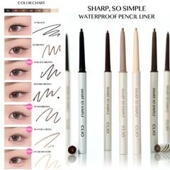 Chì Kẻ Mắt Clio Sharp So Simple Waterproof Pencil Liner 0.14g
