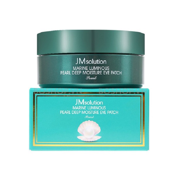 Mặt Nạ Mắt Mờ Quầng Thâm Nếp Nhăn JMsolution Marine Luminous Pearl Deep Moisture Eye Patch 90g