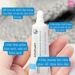 Kem Dưỡng Môi Phục Hồi Độ Ẩm La Roche-Posay Cicaplast Levres Barrier Repairing Balm 7.5ml