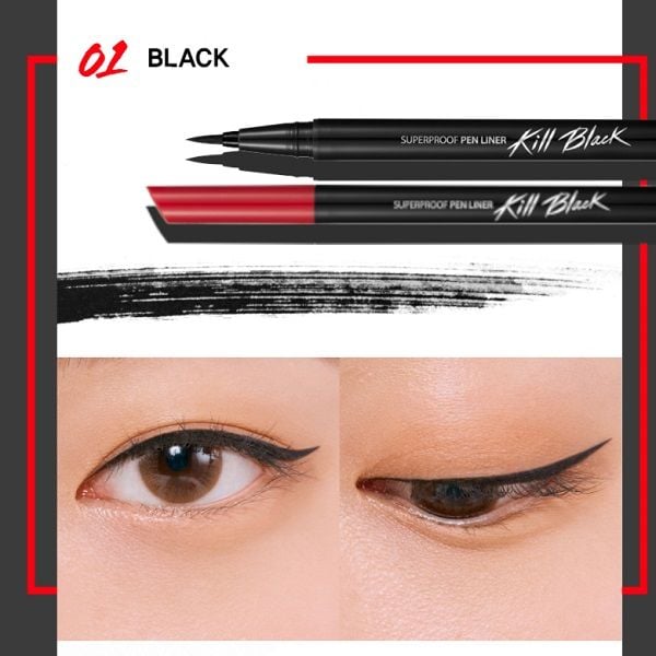 Bút Kẻ Mắt Clio Superproof Pen Liner Kill