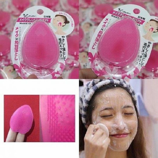 Miếng Rửa Mặt Silicon Seiwapro Loven Make Cleansing Pad