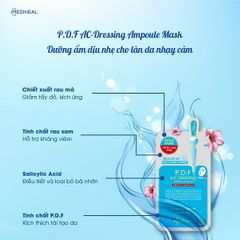 Mặt Nạ Mediheal Làm Dịu Cho Da Mụn 25ml P.D.F A.C Dressing Ampoule Mask EX